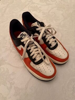 Nike Air Force 1 '07 Lv8 Men's Shoes 9 Black/Phantom/Pale Ivory/Vintage Coral